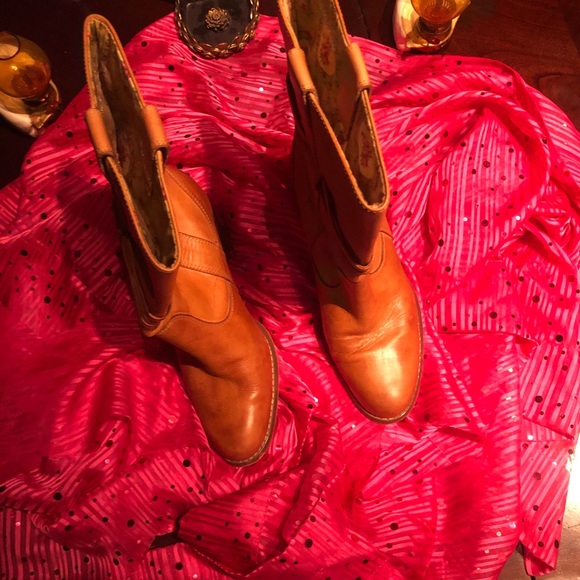 Seychelles, 8.5 Tan Chunky Heel Mid Calf Boot - Picture 3 of 10